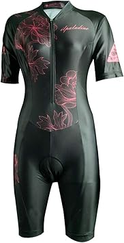 Amazon Co Jp サイクリング ジャージ サイクルウェア レディース 花柄プリント ワンピース 吸汗速乾 自転車ウェア 反射テープ 半袖 ビブ 女性用ゲルパッド 快適 Uvカット パワーストレッチ 春夏 スポーツ アウトドア