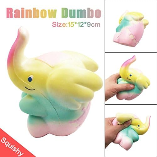 Stress Toys Soft Elephant Cartoon Squeeze and Slow Rising Cheap Fidget Toy by TOPUNDER (Elephant)