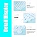 1000 Pieces Adhesive (500 Pair Sets) 0.39in Diameter Sticky Back Coins Hook & Loop Self Adhesive Dots Tapes Magic Sticky Dots