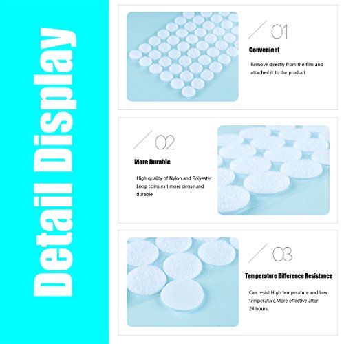 image for NEW RETAIL LI 1000pcs adhesive (500 Pair Sets) 0.39in Diameter Sticky 
