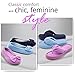 Women’s Comfort Memory Foam Breathable Knitted Terry Lining Washable Ballerina Style Slippers Anti-Skid House Indoor Shoes