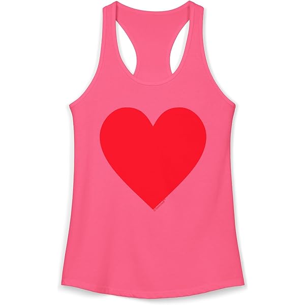 Amazon.com: TOOLOUD Big Pink Heart Valentine's Day Womens