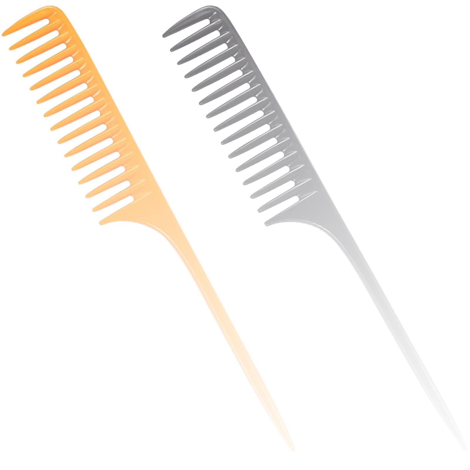 Photo 1 of 2Packs Wide Tooth Detangling Combs for Curly Hair, Premium Anti-Static Heat Resistant Styling Set with Shower Comb and Teasing Brush for Women and Men