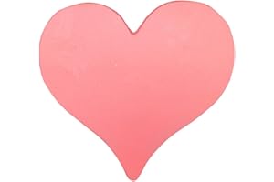 Comfy Hour Rustic Style Collection Cast Iron Garden Stepping Stone - Heart, Pink