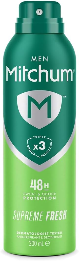 Mitchum Triple Odor Defense 48HR Aerosol Deodorant Supreme Fresh 200 ml