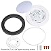 Cloudy Bay LMFFM712840WH 7.5 inch LED Ceiling Light,12W 840lm,4000K Cool White, LED Flush Mount,White Finish, Wet Location