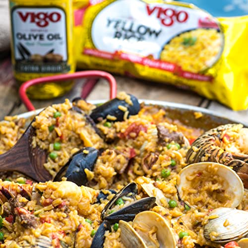 Vigo Authentic Paella Valenciana, Yellow Rice & Seafood Dinner, Spanish