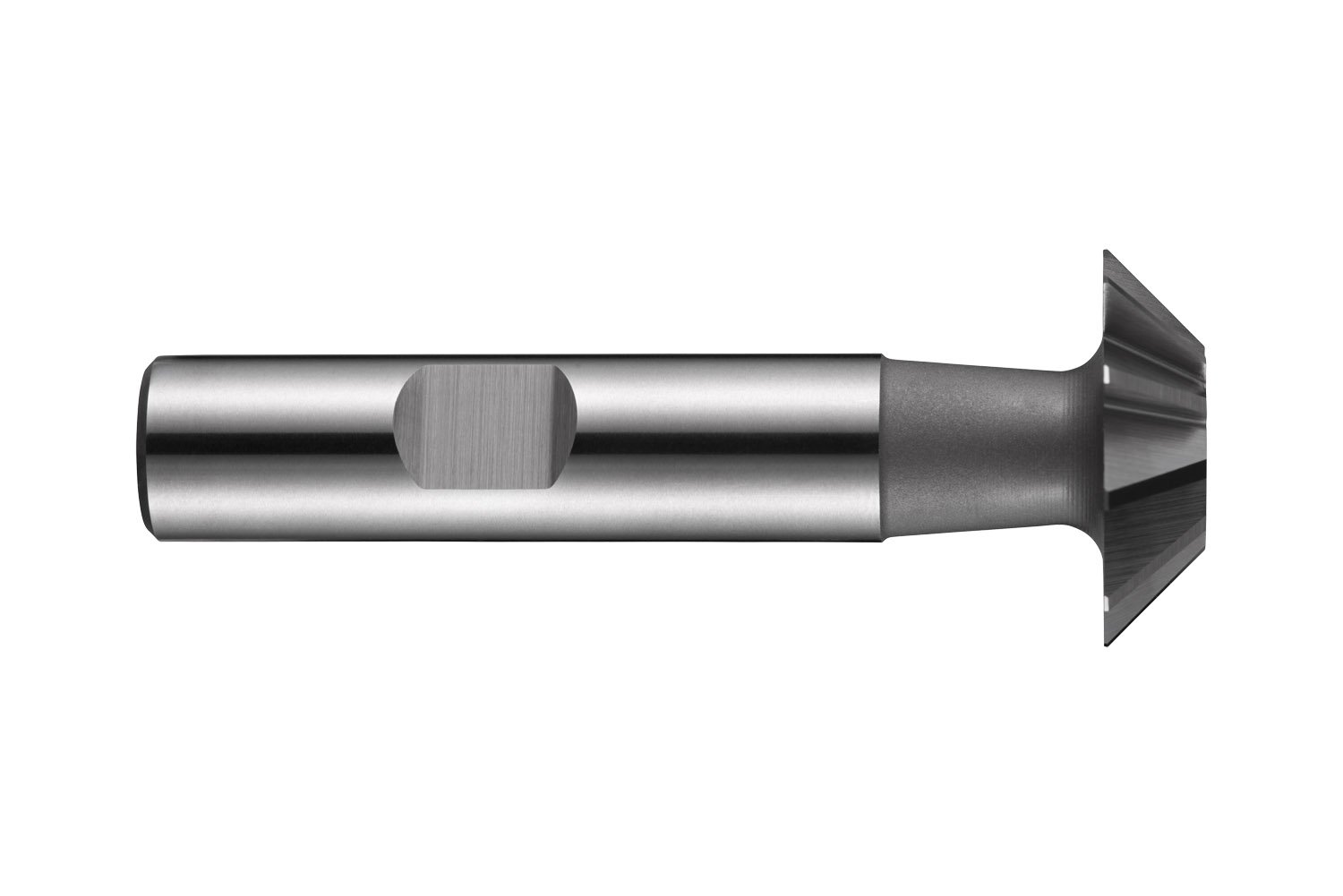 Dormer C83112.0X60 Series C831 HSS-E Inverted Dovetail Slot Cutter/Milling Cutter, Bright Finish with 45/60 degree angle, Weldon Shank, 12.0 mm Cutting Diameter, 12.0 mm x 60 mm Size