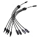BougeRV Connectors Y Branch 1 to 4 Parallel Adapter Cable Wire Plug Tool Kit for Solar Panel（1, M/FFFF and F/MMMM） primary