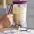 EWALKING Pancake Batter Dispenser - Easy Pour Home Kitchen Gadgets - Perfect Baking of Cupcakes, Waffles, Cakes, Muffin Mix, Crepes, Donuts or Any Baked Goods - Bakeware Maker with Measuring Label
