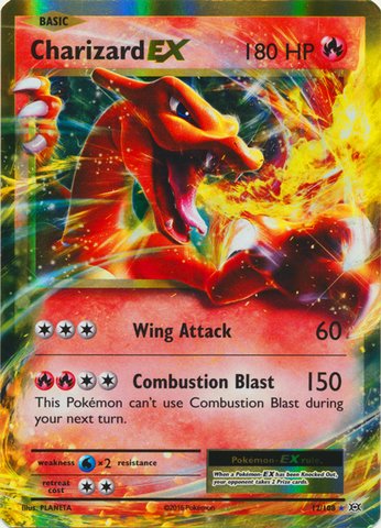 Pokemon - Charizard-EX (12/108) - XY Evolutions - Holo