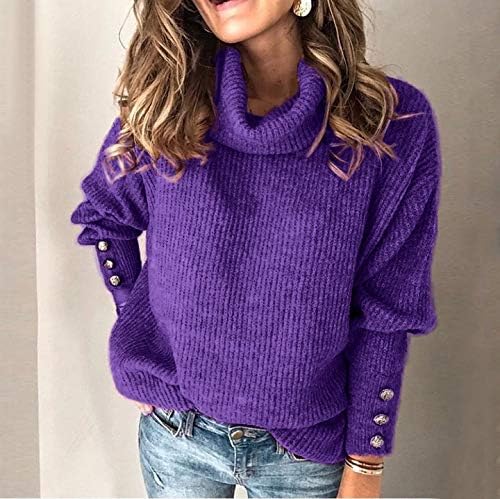 3XL 4XL 5XL Plus Size Womens Turtleneck 