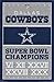 Dallas Cowboys Champions Football Poster