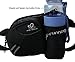 WATERFLY Fanny Pack Waist Bag: Waist Pack for Women Men with Water Bottle Holder Hiking Fanny Pack for Running Walking DogWalking Travel Cycling