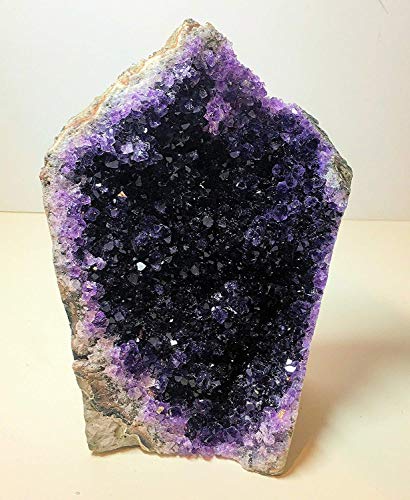 Extreme Rocks & Fossils Best Amethyst Cluster -This Super-Sized Cluster is 3 to 3.5 lbs of Powerful Purple Amethyst Crystals Volcanic Rock in Uruguay. A Cluster Offered