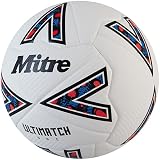 Mitre Ultimatch Football Enhanced Control Durability Size 5 White Black view 2