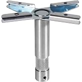 Generic Modern Studio Equipment Drop Ceiling Scissor Clamp with 5/8-inch Baby Pin, Silver