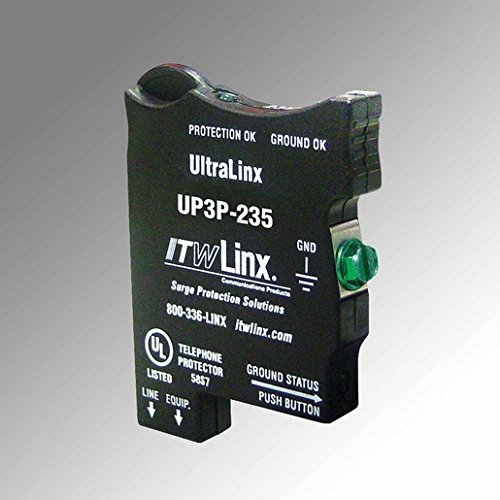 ULTRALINX 66 BLOCK PROT, 235V CLAMP, 350mA FUSE IND LTS S25 (PART #: UP3B-235)