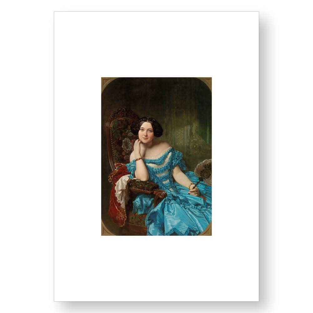Official Reproduction of the Prado Museum "Amalia de Llano and Dotres, Countess of Vilches"