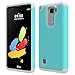 LG G Stylo 2 Case, LG Stylo 2 V Case, OEAGO [Drop Protection] [Shock Proof] - Hybrid Dual Layer Rubber Plastic Impact Defender Hard Case Cover Shell for LG Stylo 2 / LG Stylo 2 V/LG Stylus 2 - Teal