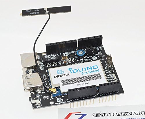 Linux, WiFi, Ethernet, USB, All-in-one Yun Shield Compatible with Arduino Leonardo, UNO, Mega2560, Duemilanove