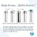 Pura Kiki 11oz/325ml Stainless Steel Straw Bottle w/Sleeve, 100% Plastic-Free, MadeSafe Certified, 100% Medical-Grade Silicone Straw for Kids, Toddlers, Preschoolers, Babies & Infant – Aqua Swirl