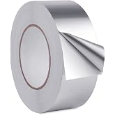Lichamp 2 Inch HVAC Aluminum Foil Tape, Metal Insulation Tape | for Ductwork, AC Air Conditioner Sealing, 2 inch x 70 Yards (210 feet)