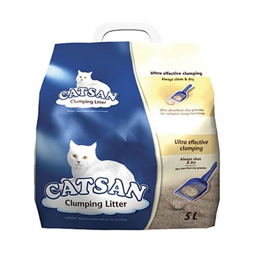 Catsan Katzenstreu, 5 l / 5.000 g, 3 Stück Amazon.de Haustier
