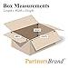 PARTNERS BRAND 7x7x6 Corrugated Boxes, Small, 7L x 7W x 6H, Pack of 25 | Shipping, Packaging, Moving, Storage Box for Home or Business, Strong Wholesale Bulk Boxes