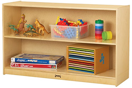 Jonti-Craft 0393JC Low Mobile Straight-Shelf