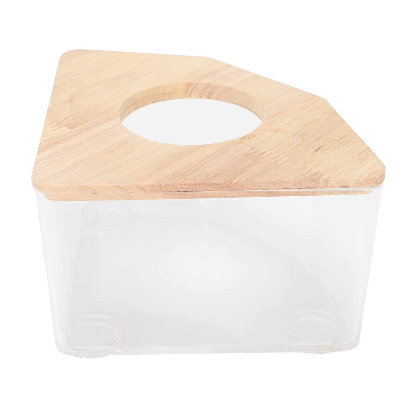 Hamster Sand Bath Box, Plastic Hamster Bathroom Gerbil Sand Dry Bath Small Animal Sauna Toilet Sandbox