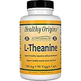 Healthy Origins L-Theanine (AlphaWave) 100 mg , 90 Veggie Caps