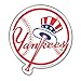 MLB New York Yankees 45762011 Premium Acrylic Carded Magnet, Small, Black