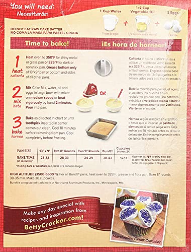 BETTY CROCKER™ SUPER MOIST™ DELIGHTS FRENCH VANILLA CAKE MIX