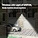 Motion Sensor Light, UNIFUN 8W 600Lumen Wireless Weatherproof IP65 Batteries Powered Led Spotlight with Switch ON/OFF