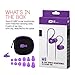MEE audio Sport-Fi M6 Noise Isolating In-Ear Headphones with Memory Wire (Purple)