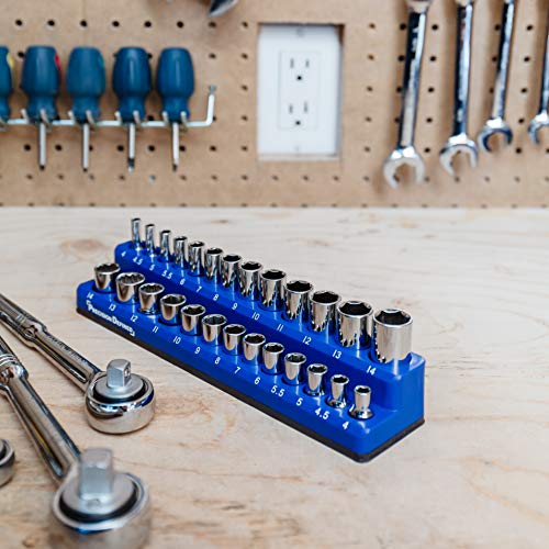 Precision Defined Tool Socket Organizer Holder, METRIC, 26