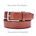 Genuine Leather Belt for Men - Mens Full Grain Italian Leather Dress Belt Brown 35mm 36