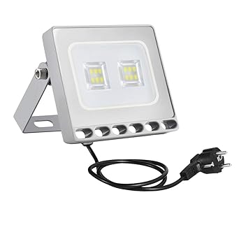 10w Foco Proyector LED Ultra Plano para exterior, Floodlight con ...