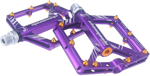 purple mountain bike pedals