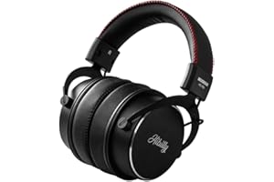 Hibilly Professional Monitor Headphones for Guitar Bass Musical Instrument Recording - Model1986 Mixman 8HZ-35kHZ Studio Pro