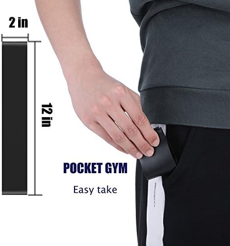 RunRRIn Core Sliders and Resistance Bands, Set of 5 Exercise Loop Bands with Double-Sided Gliding Discs Workout for Fitness with Carry Bag and Instruction