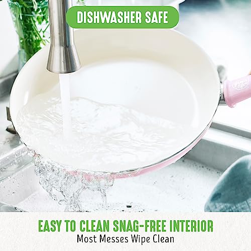 GreenLife Soft Grip Healthy Ceramic Nonstick 16 Piece Kitchen Cookware