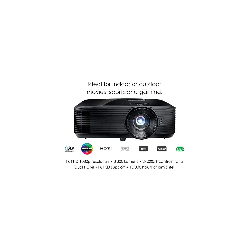 Optoma HD243X 1080p Projector Review with Specs