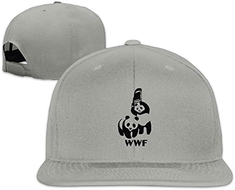 YYHU WWF PANDA WRESTLING SAVE THE PANDA Baseball Cap Ash