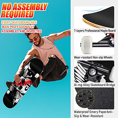TANJILI Complete Skateboard,31\