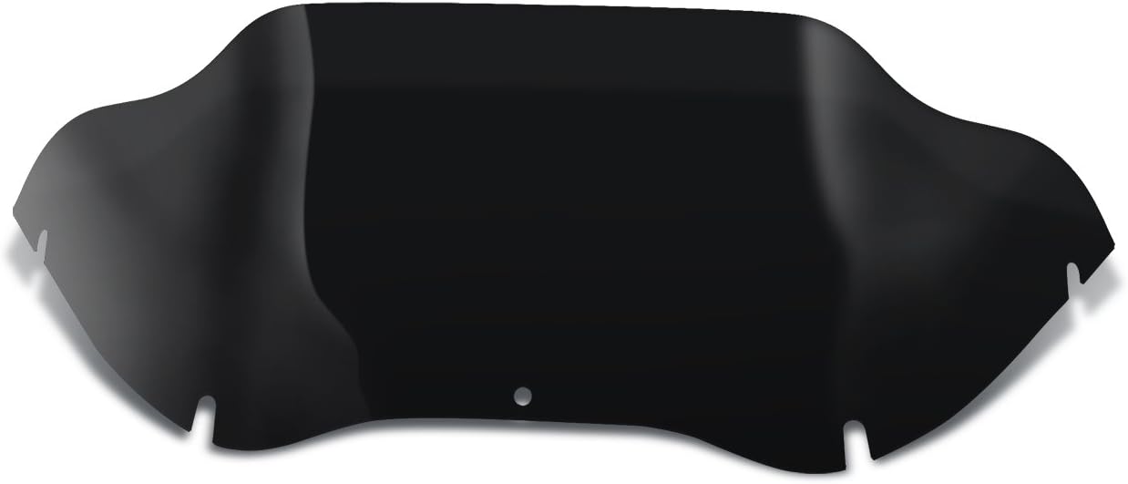 Senkauto Black 9" Wave Fairing Windshield Windscreen for 1998-2013 Harley Road Glide FLTR FLTRX