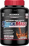 ALLMAX QUICKMASS LOADED, Rapid Mass Gain Catalyst Powder, Zero Trans Fat, Chocolate Peanut Butter Flavor, Dietary Supplement, 6 Pound
