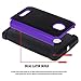 Microsoft Lumia 435 Case, Style4U Dual Layer Hybrid Armor Protective Case Cover for Microsoft Lumia 435 with 1 Stylus [Purple]