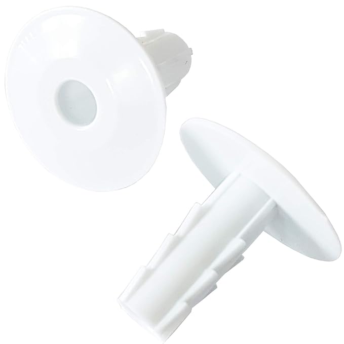 Loops 3210x2 8mm White Single Cable Bushes Feed Through Wall